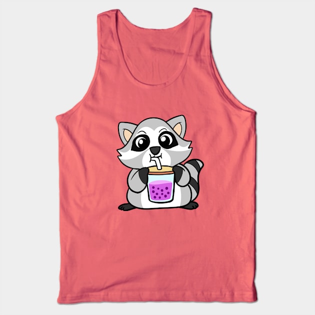 Boba Racoon Tank Top by WildSloths